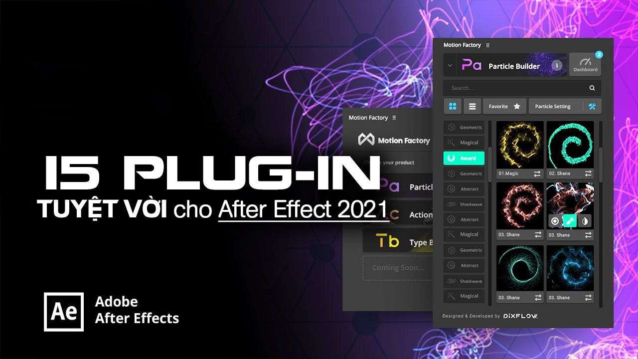 15 Plugin tuyệt vời cho After Effects Animation 2023