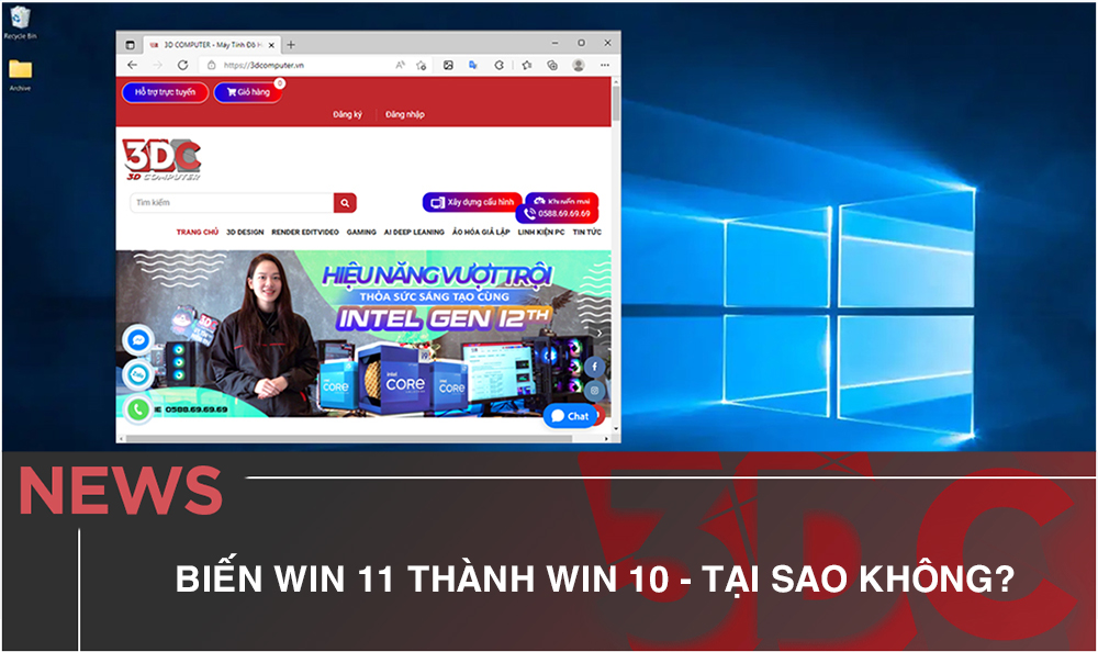cach bien win 11 thanh win 10
