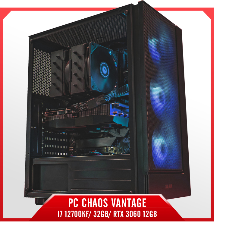 PC Chaos Vantage - I7 12700KF/ 32GB/ RTX 3060 12GB