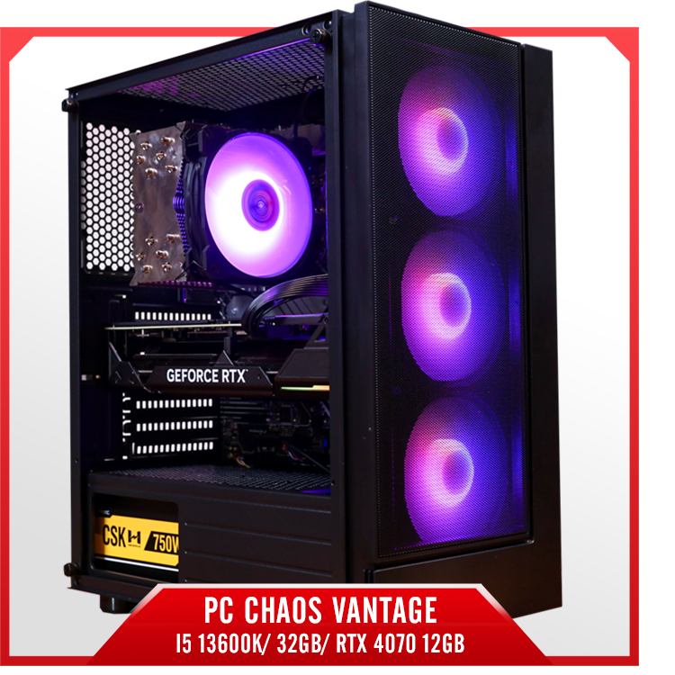 PC Chaos Vantage - I5 13600K/ 32GB/ RTX 4070 12GB
