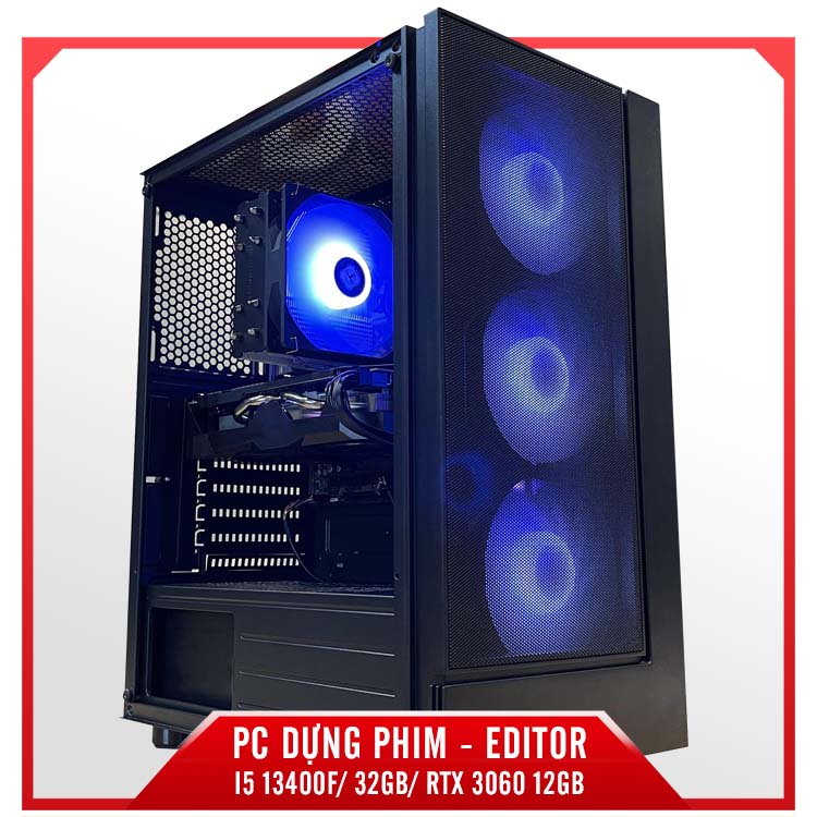 PC DỰNG PHIM - EDITOR - I5 13400F/ 32GB/ RTX 3060 12GB