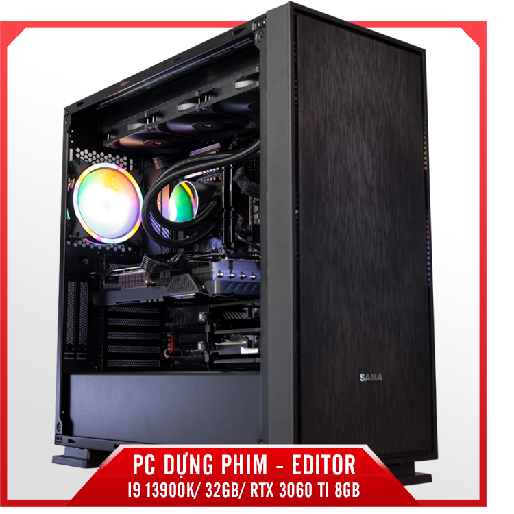 PC DỰNG PHIM - EDITOR - I9 13900K/ 32GB/ RTX 3060 TI 8GB