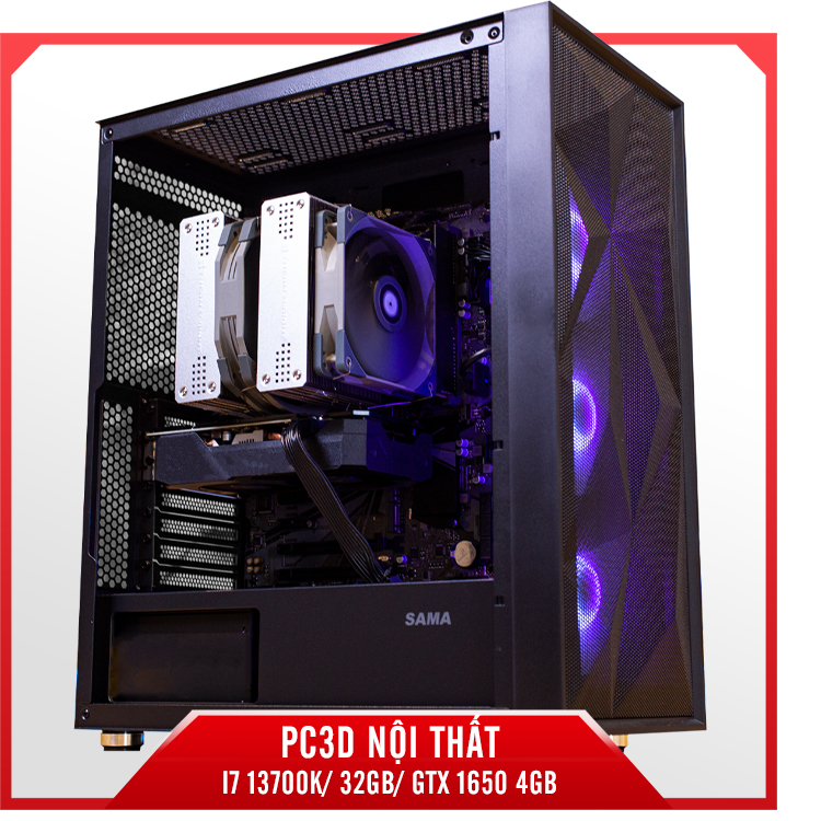 PC3D Nội Thất - I7 13700K/ 32GB/ GTX 1650 4GB