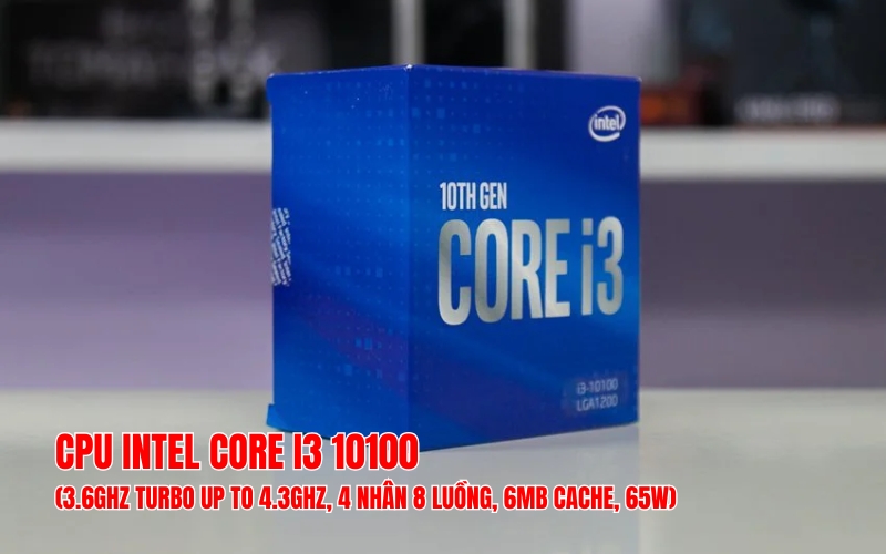 cpu intel core i3 10100