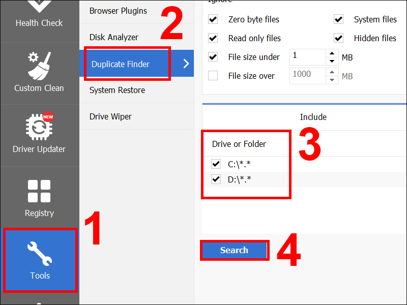 duplicate finder