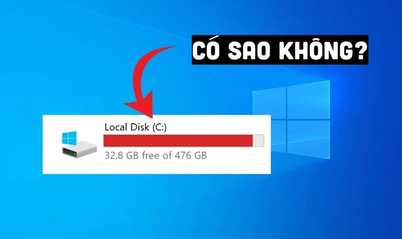 ổ c đầy có sao không