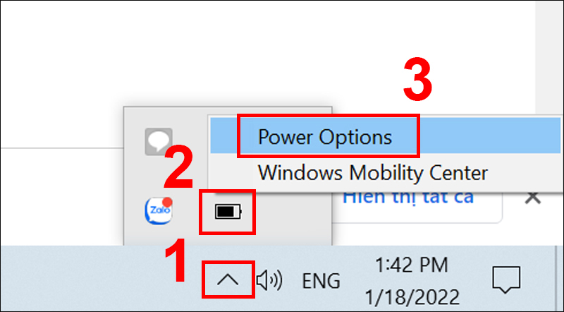 power options
