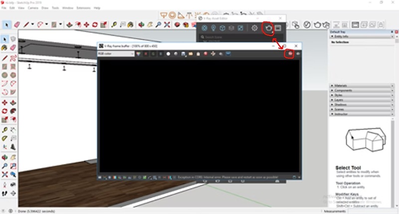 lỗi render nhưng vray không chạy