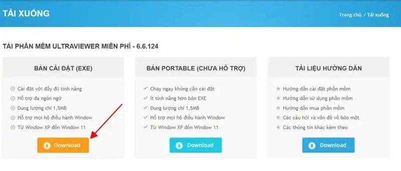 tải phần mềm ultraview