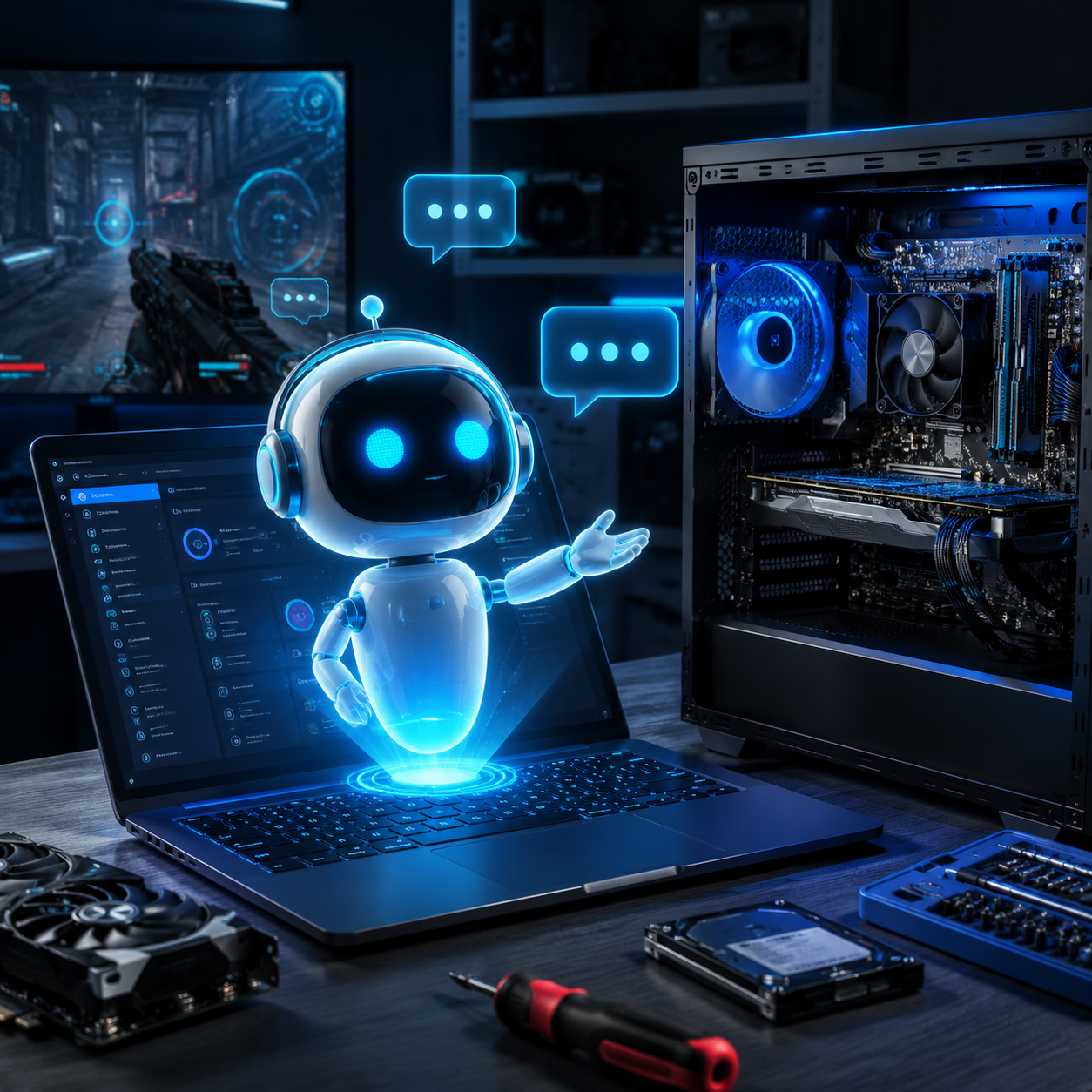 AI agent cho doanh nghiệp: hỗ trợ sửa PC 24/7