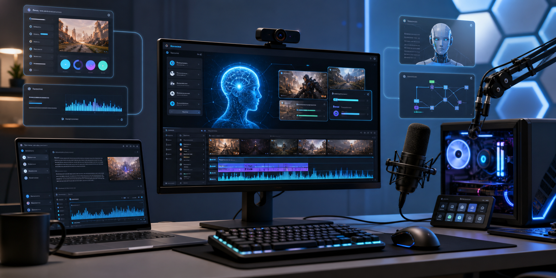 Công cụ AI cho streamer và reviewer game: tối ưu quy trình