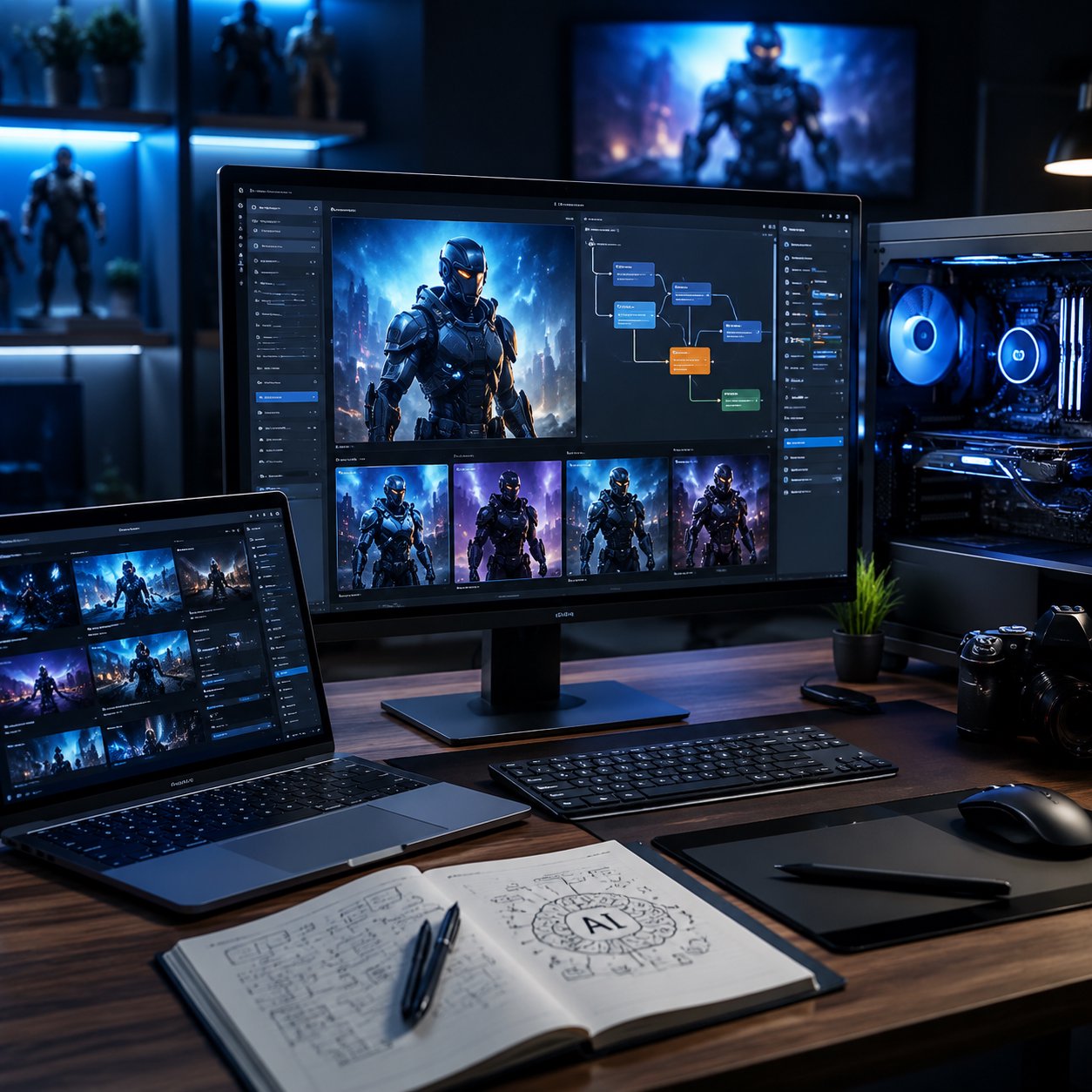 Ứng dụng AI cho phòng marketing studio nhỏ