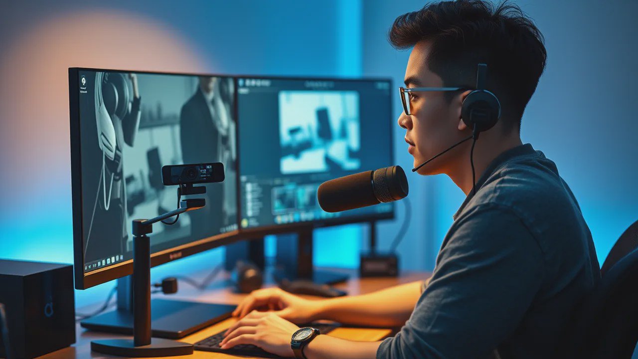Webcam livestream và camera rời: nên chọn loại nào Webcam livestream và camera rời: nên chọn loại nào
